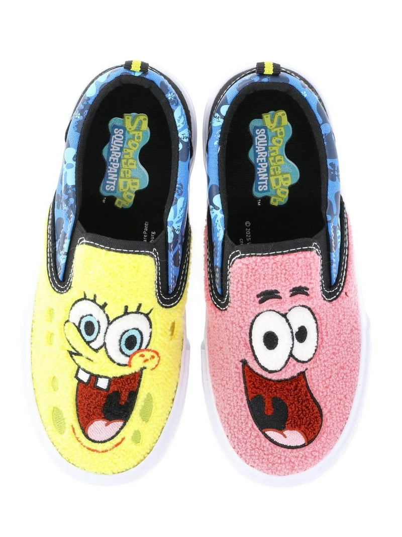 SpongeBob SquarePants Kids Slip-On Sneakers with EVA Insole  display picture 2
