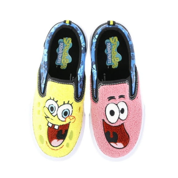 SpongeBob SquarePants Little & Big Kids Fleece Slip-On Sneakers