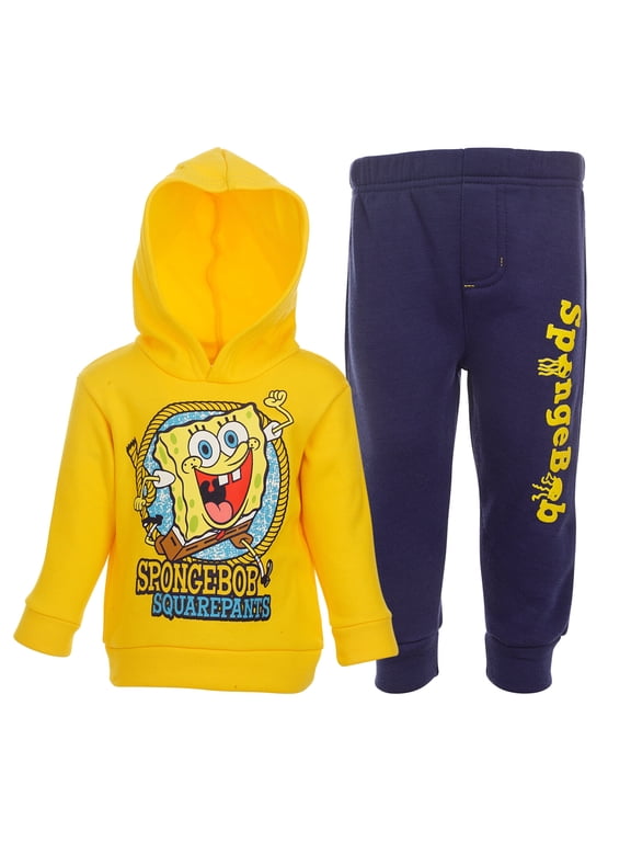 Little Boys Fleece Hoodie and Pants Outfit Set Toddler to Big Kid
