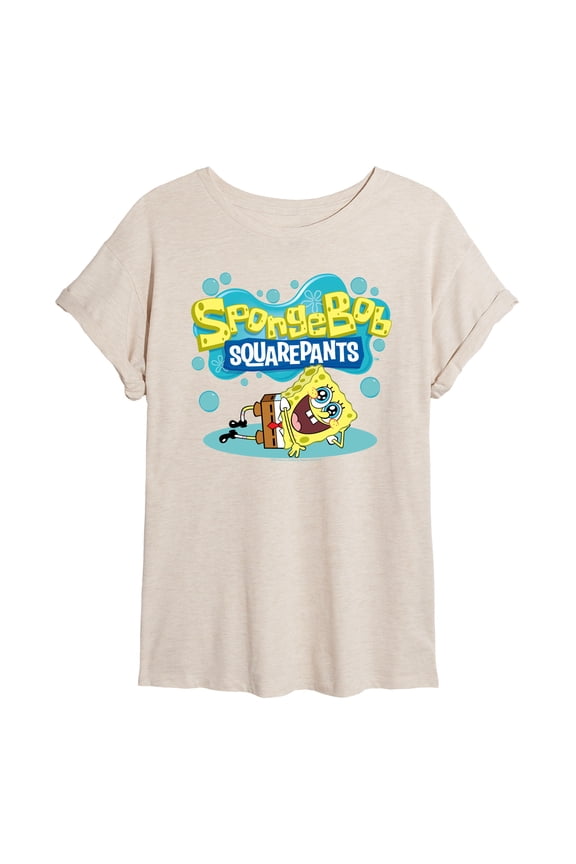 - Logo Stretch Pose - Women's Oversized T-Shirt