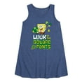 thumbnail image 1 of SpongeBob SquarePants - Luck Of The Square Pants - Girls Aline Dress, 1 of 6