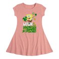 thumbnail image 1 of SpongeBob SquarePants - Luck Of The Square Pants - Girls Fit And Flare Cap Sleeve Dress, 1 of 1