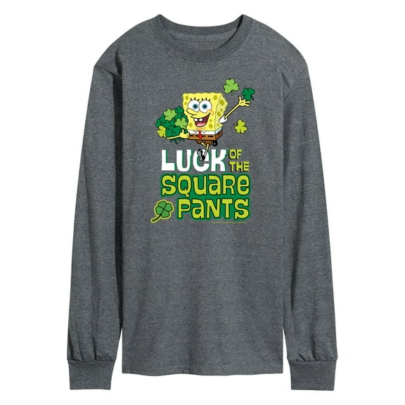 SpongeBob SquarePants - Luck Of The Square Pants - Men's Long Sleeve T-Shirt