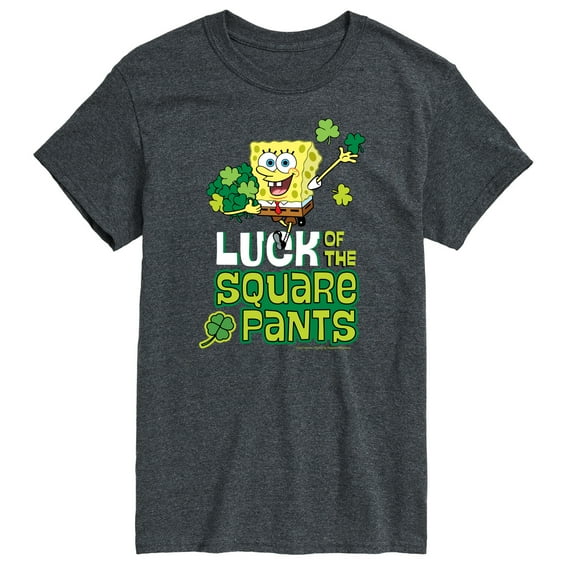 SpongeBob SquarePants - Luck Of The Square Pants St. Patricks Day - Men's Short Sleeve Graphic T-Shirt