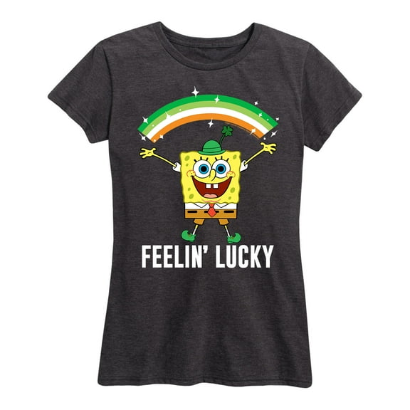 SpongeBob SquarePants - Lucky Rainbow - Women's Short Sleeve Graphic T-Shirt