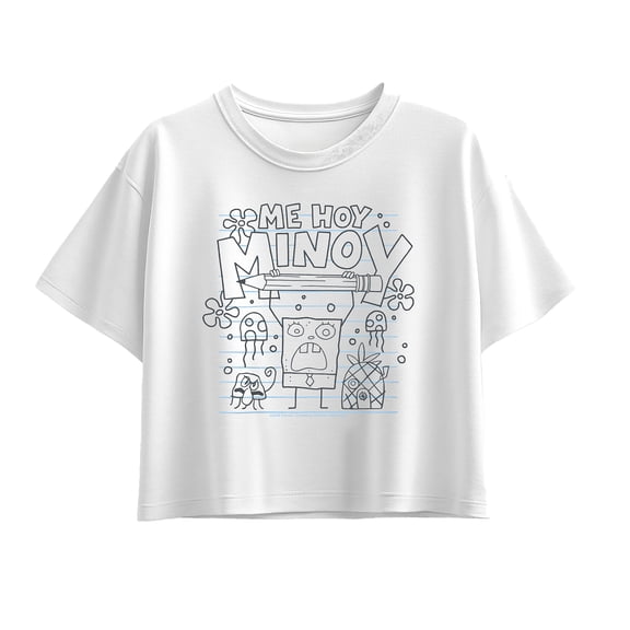 SpongeBob SquarePants - Me Hoy Minoy - Youth Girls Boxy T-Shirt