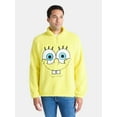 thumbnail image 1 of SpongeBob SquarePants Men's and Big Men's Plush Fleece Quarter Zip Sweatshirt, Sizes S-3XL, 1 of 5