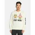 thumbnail image 1 of SpongeBob SquarePants Men's and Big Men's Stay Weird Graphic Hoodie, Sizes S-3XL, 1 of 5
