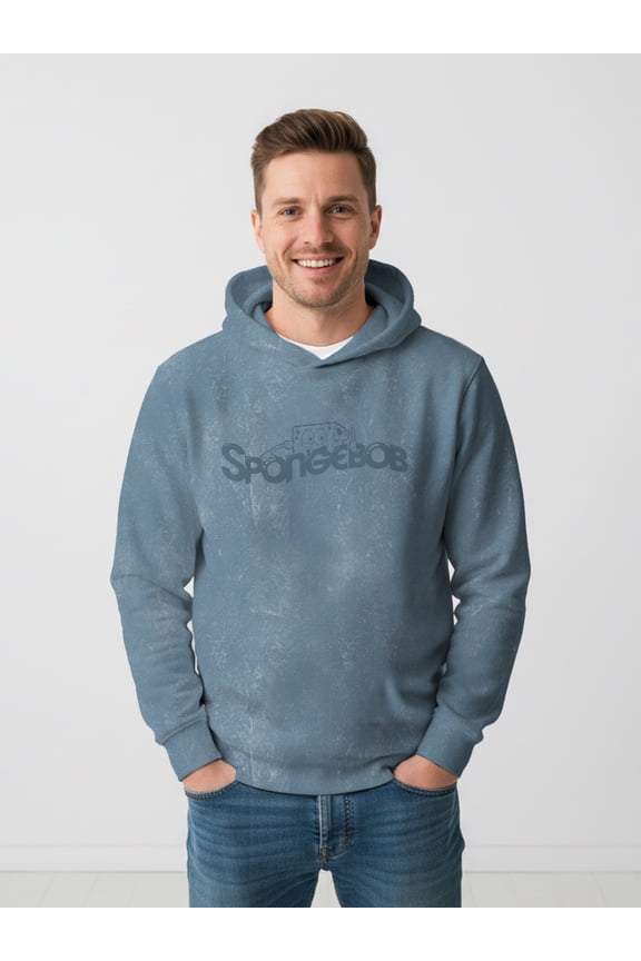 , Men's & Big Men's Graphic Mineral Wash Hoodie, Sizes XS-5XL