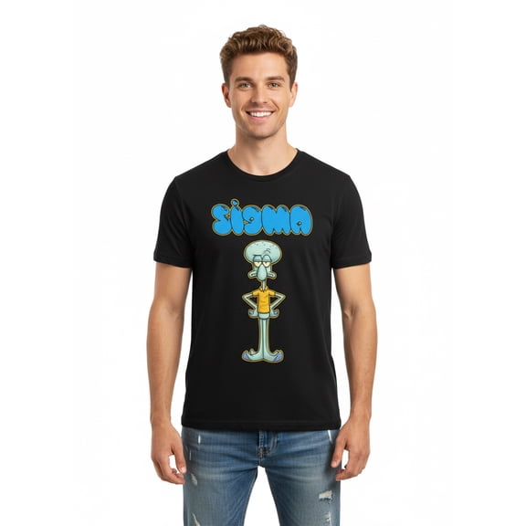 SpongeBob SquarePants, Men's & Big Men's Graphic T-Shirt, Sigma, Sizes S-3XL