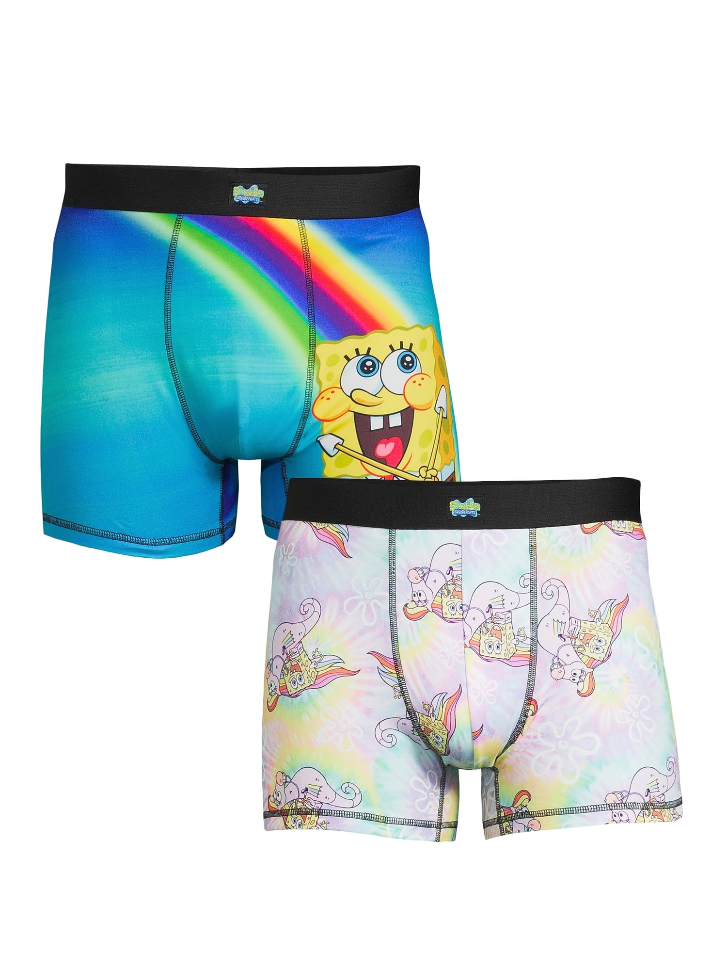 SpongeBob SquarePants Men's Boxer Briefs, 2Pack, Sizes S2XL