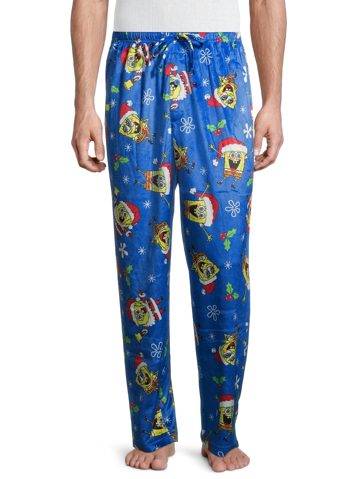 SpongeBob SquarePants Men's Christmas Pajama Pants - Walmart.com
