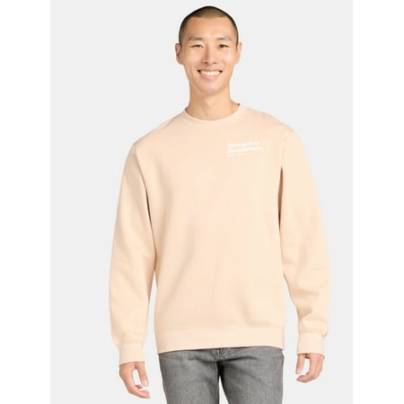 SpongeBob SquarePants Men's Graphic Print Sweatshirt with Long Sleeves, Sizes S-2XL