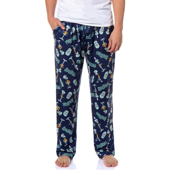 SpongeBob SquarePants Men's Handsome Squidward Sleep Lounge Pajama Pants
