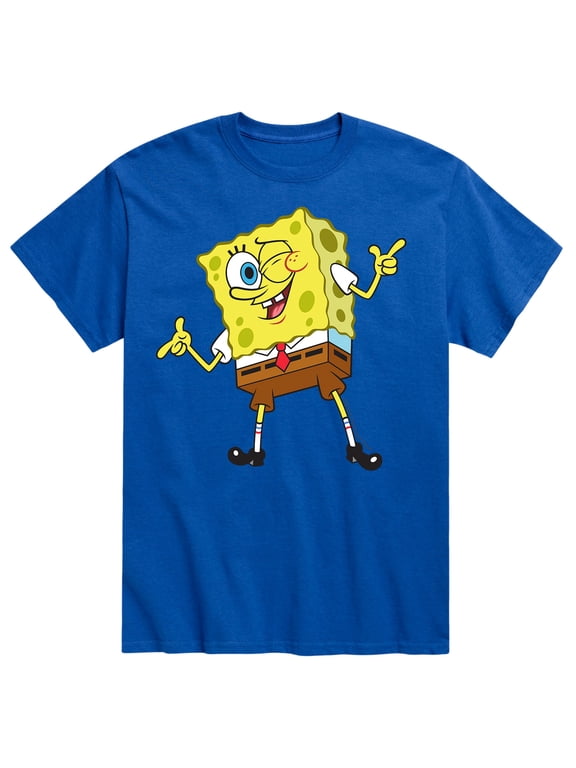 - Spongebob Wink Men's Short Sleeve Graphic T-Shirt
