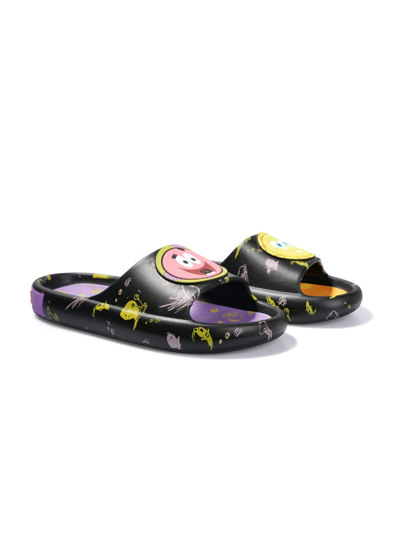 adidas gazelle silver green womens Character slippers yellow – Clothing Vault main image 0