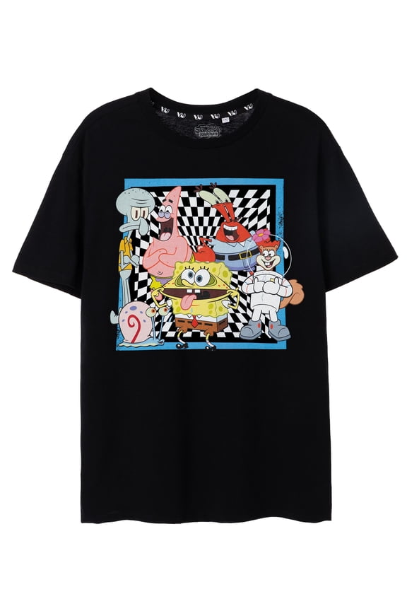Checkerboard Group Mens Black Short Sleeved T-Shirt | 3XL | Made by Vanilla Underground