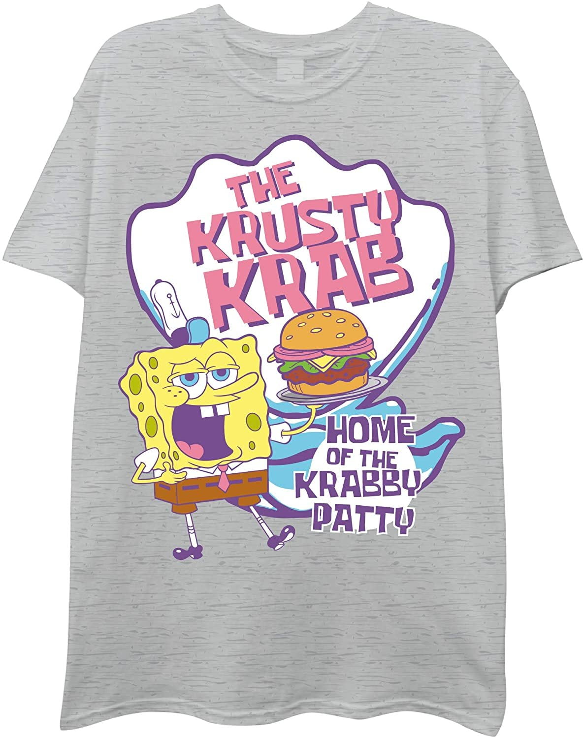 New Spongebob Squarepants Orange Nickelodeon Krusty Krab T-Shirt