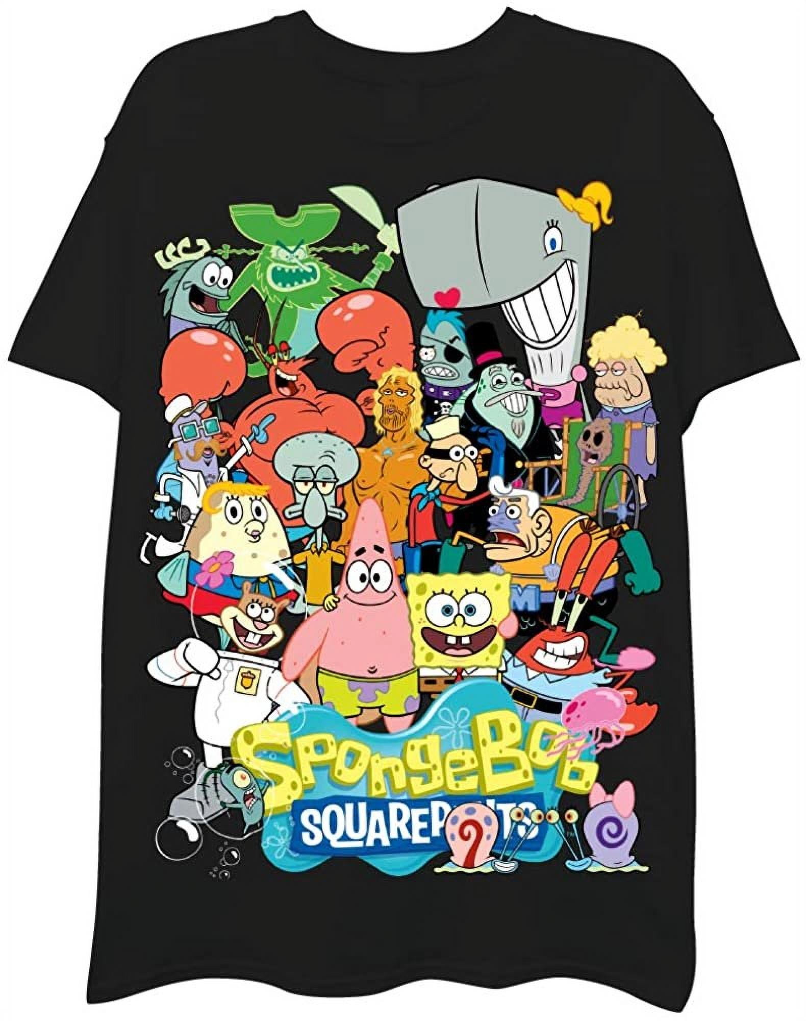 SpongeBob SquarePants Mens' Graphic Short Sleeve T-Shirt - Spongebob ...