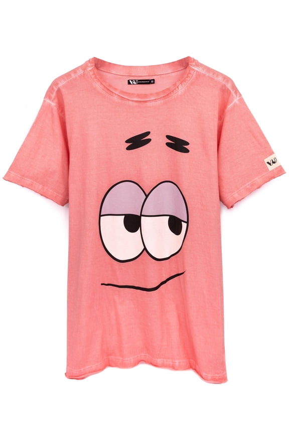 Squidward Mens Pink Short Sleeved T-Shirt | 3XL | Made by Vanilla Underground