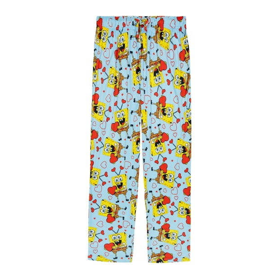 SpongeBob SquarePants Men's Valentine's Day Sleep Pants, Sizes S-2XL