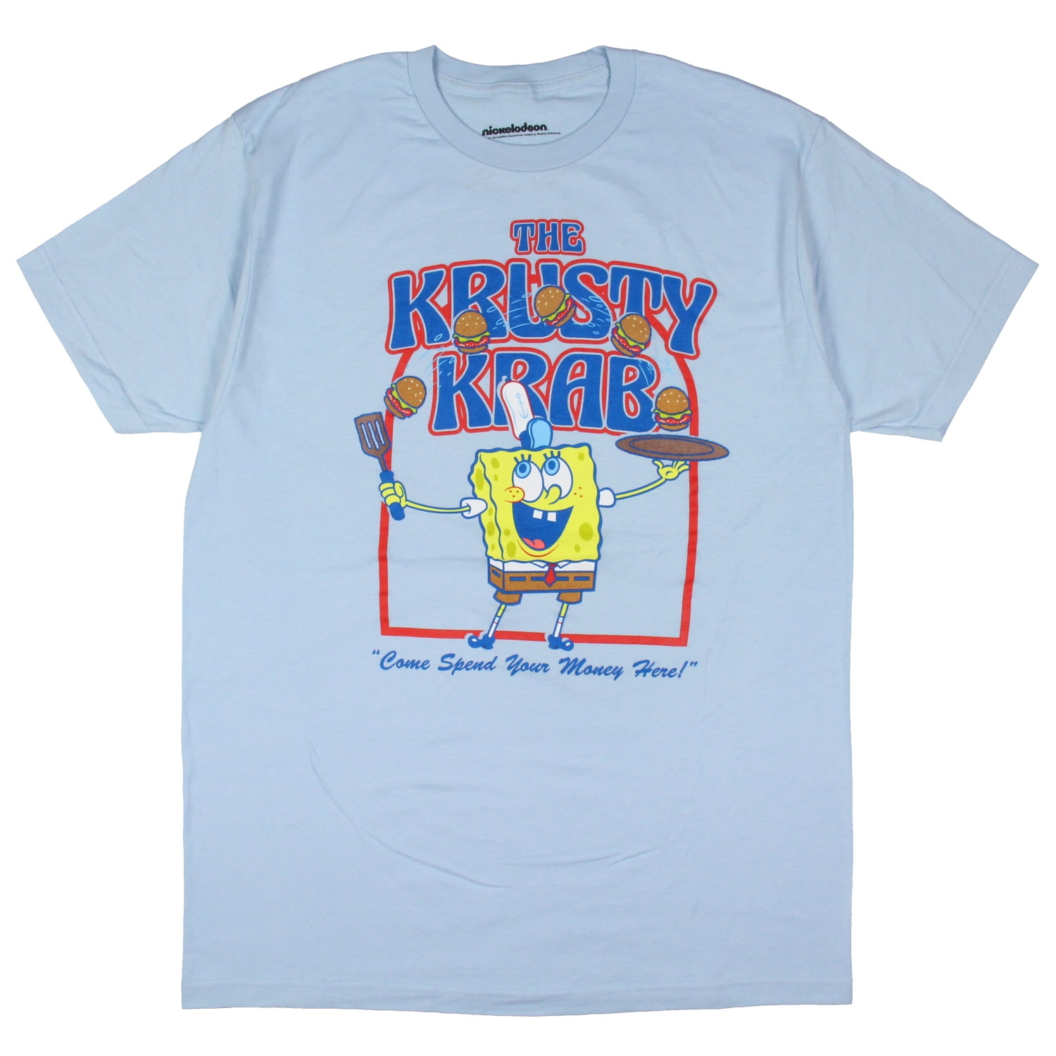 SpongeBob SquarePants Mens' The Krusty Krab Come Spend Your Money T ...