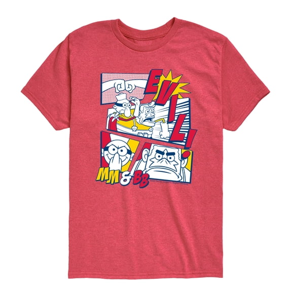 SpongeBob SquarePants - Mermaid Man And Barnacle Boy Comic Panels - Youth Boys Short Sleeve Graphic T-Shirt