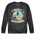 thumbnail image 1 of SpongeBob SquarePants - Merry Beachmas - Men's Crew Neck Fleece Pullover, 1 of 6