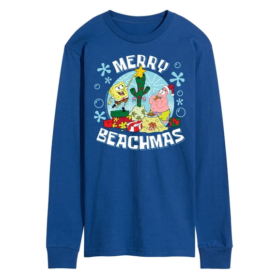SpongeBob SquarePants - Merry Beachmas - Men's Long Sleeve T-Shirt