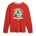 thumbnail image 1 of SpongeBob SquarePants - Merry Beachmas - Toddler And Youth Long Sleeve Graphic T-Shirt, 1 of 6