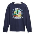 thumbnail image 1 of SpongeBob SquarePants - Merry Beachmas - Toddler And Youth Long Sleeve Graphic T-Shirt, 1 of 6