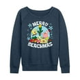 thumbnail image 1 of SpongeBob SquarePants - Merry Beachmas - Women's Lightweight French Terry Long Sleeve Shirt, 1 of 6