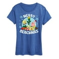thumbnail image 1 of SpongeBob SquarePants - Merry Beachmas - Women's Lightweight French Terry Pullover, 1 of 5