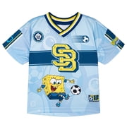 SpongeBob SquarePants Mesh Soccer Jersey Athletic T-Shirt Toddler to Big Kid