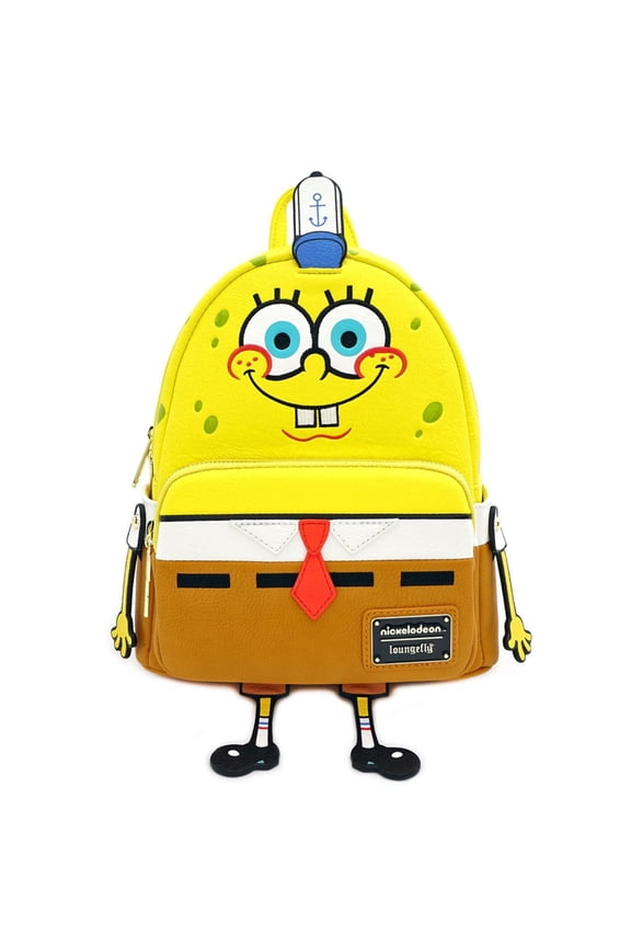SpongeBob SquarePants Mini Faux Leather Backpack Loungefly