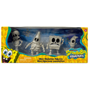 SpongeBob SquarePants Mini Skeleton Figure Set, 4 Character Figures