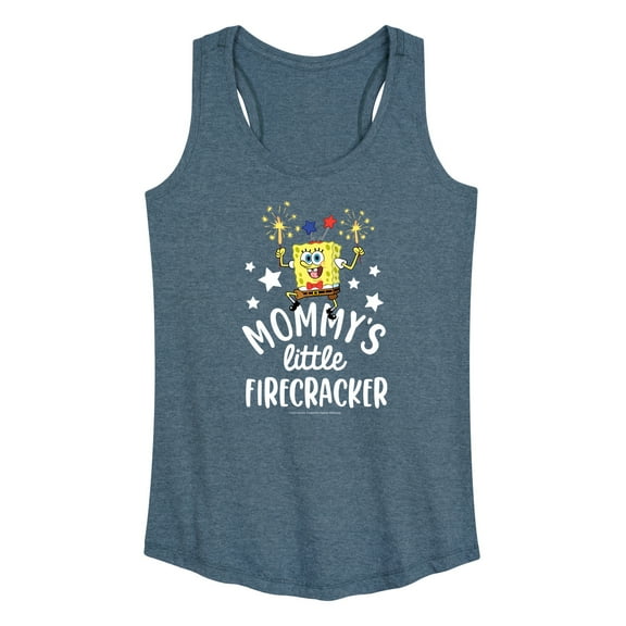 SpongeBob SquarePants - Mommy Little Firecracker - Women's Racerback Tank Top