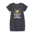 thumbnail image 1 of SpongeBob SquarePants - Mommy's Little Firecracker - Toddler And Youth Girls Fleece Dress, 1 of 5