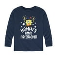 thumbnail image 1 of SpongeBob SquarePants - Mommy's Little Firecracker - Toddler And Youth Long Sleeve Graphic T-Shirt, 1 of 6