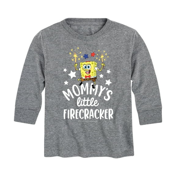 SpongeBob SquarePants - Mommy's Little Firecracker - Toddler And Youth Long Sleeve Graphic T-Shirt