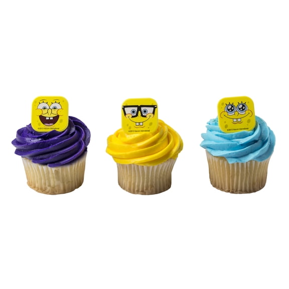 SpongeBob SquarePants Mood Faces Cupcakes