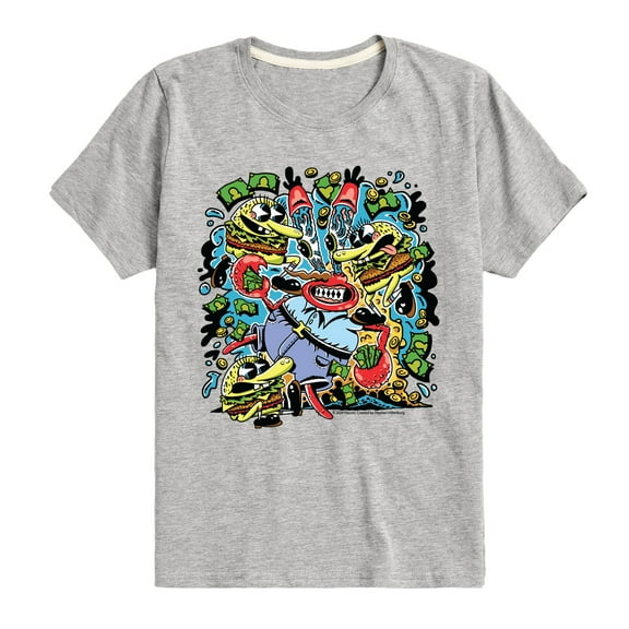 SpongeBob SquarePants - Mr K Money - Toddler & Youth Short Sleeve Graphic T-Shirt