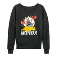 thumbnail image 1 of SpongeBob SquarePants - Mr. Krabs Money - Women's Lightweight French Terry Long Sleeve Shirt, 1 of 6