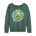 thumbnail image 1 of SpongeBob SquarePants - Mussel Beach - Women's Lightweight French Terry Long Sleeve Shirt, 1 of 6