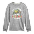 thumbnail image 1 of SpongeBob SquarePants - My Favorite Color Is Christmas Lights - Toddler And Youth Long Sleeve Graphic T-Shirt, 1 of 6