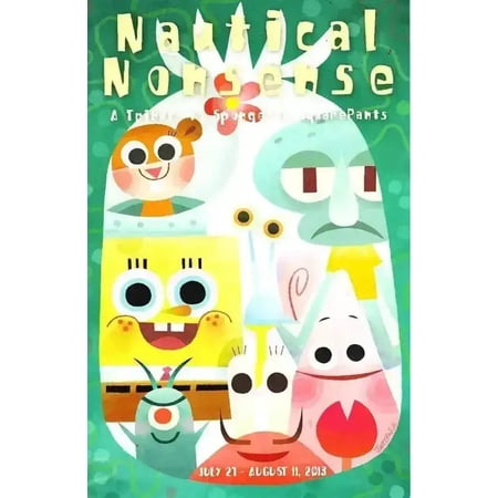 SpongeBob SquarePants Nautical Nonsense 2013 SDCC 5x8 promo card