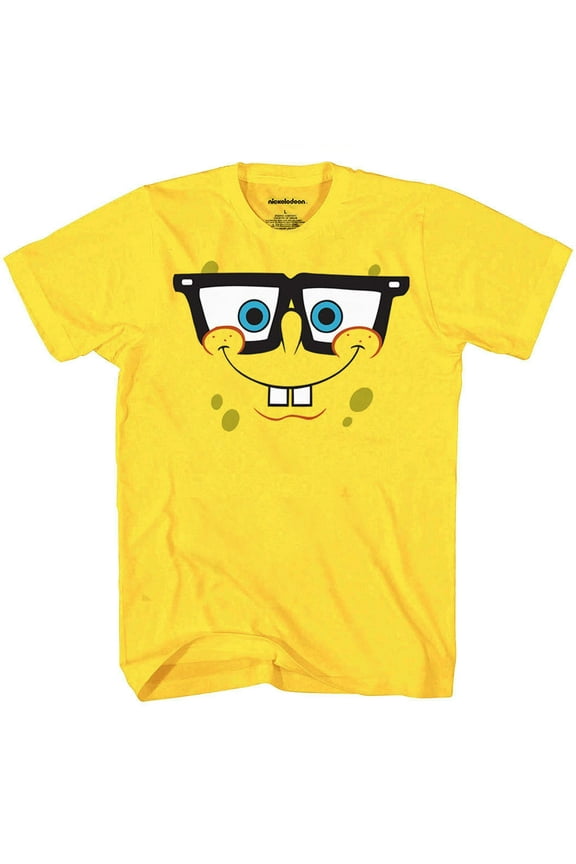 SpongeBob SquarePants Nerd Glasses Face T-Shirt