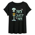 thumbnail image 1 of SpongeBob SquarePants - No Just No - Juniors Ideal Flowy Muscle T-Shirt, 1 of 6