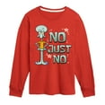 thumbnail image 1 of SpongeBob SquarePants - No Just No - Toddler & Youth Long Sleeve Graphic T-Shirt, 1 of 6