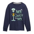 thumbnail image 1 of SpongeBob SquarePants - No Just No - Toddler & Youth Long Sleeve Graphic T-Shirt, 1 of 6